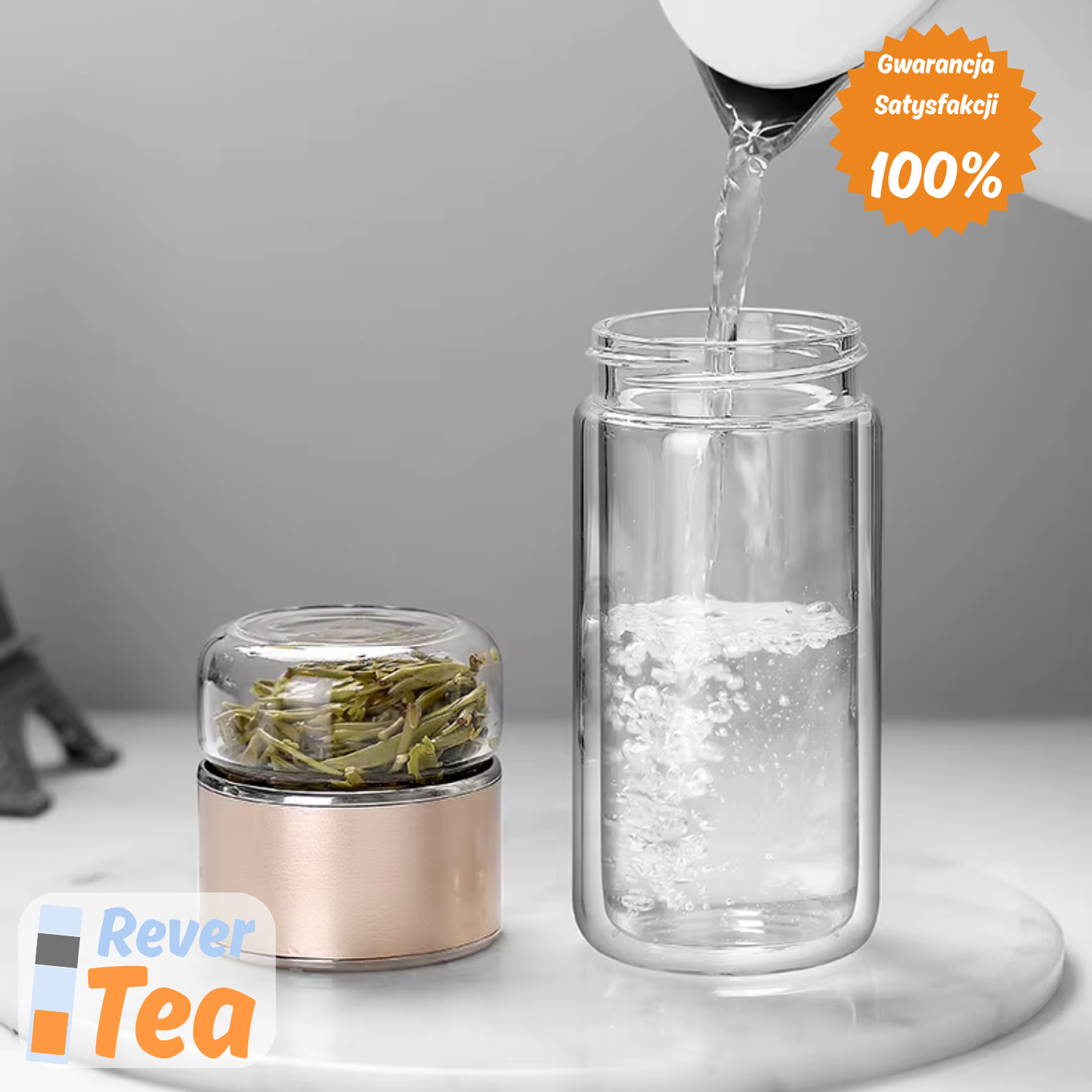 Zaparzacz do herbaty ReverTea